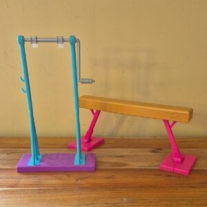 Barbie Team Stacie Replacement Balance Beam & High Bar